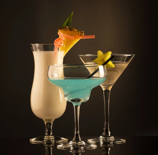 Tropische Cocktails — Stockfoto