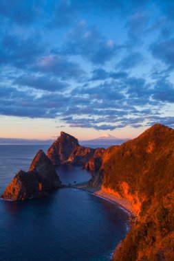 Dağ Fuji ve Japonya'da deniz