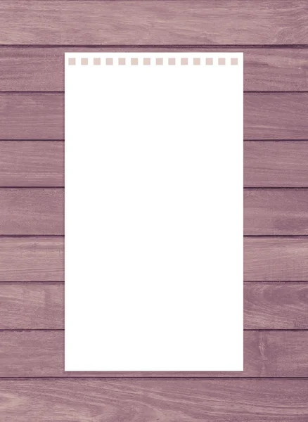 Blank white paper note — Stock Photo, Image