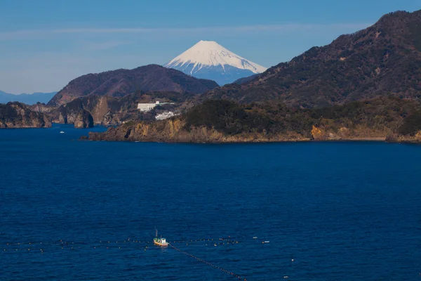 Berget Fuji och havet i Japan — Stockfoto