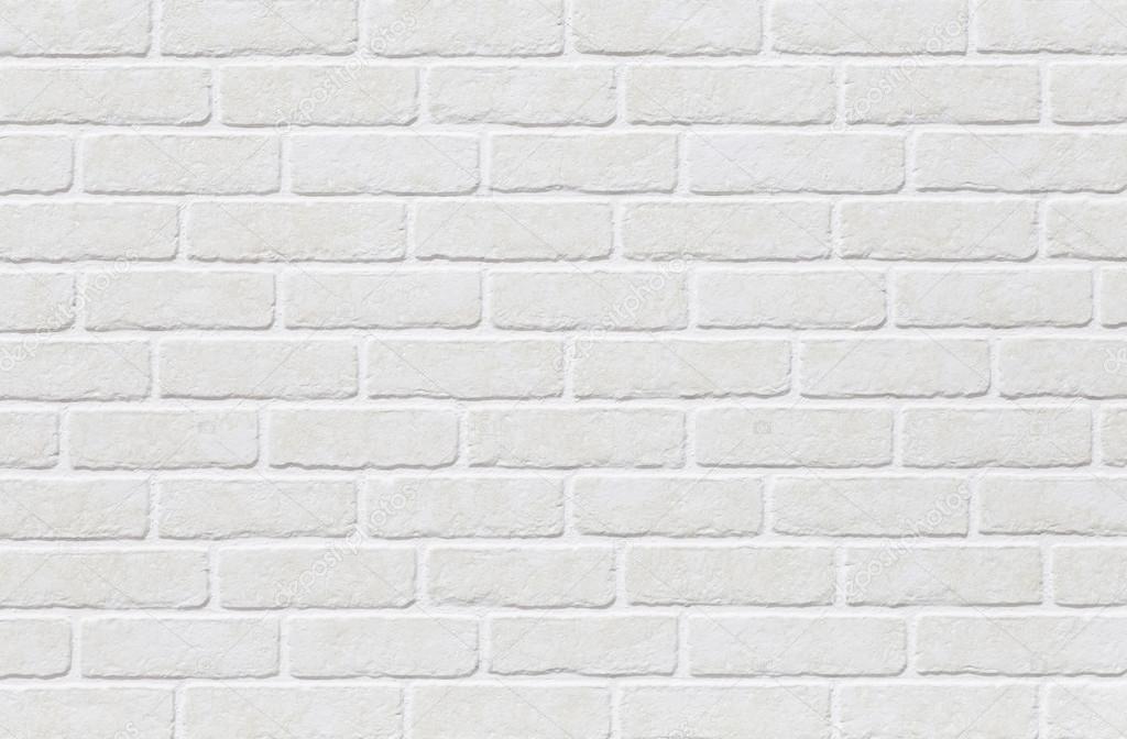 White brick wall seamless background