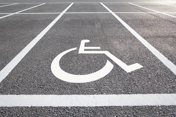 Handicap parkingów — Zdjęcie stockowe