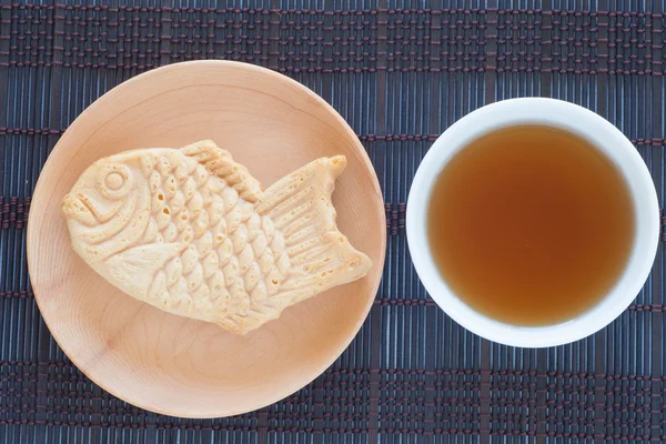 Gâteau japonais en forme de poisson — Photo