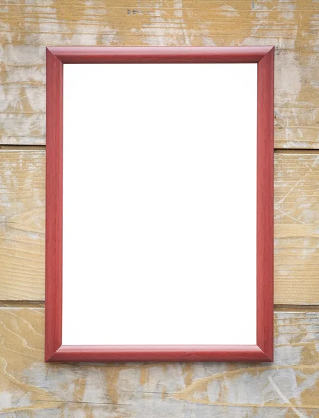 Vintage wooden photo frame — Stock Photo, Image