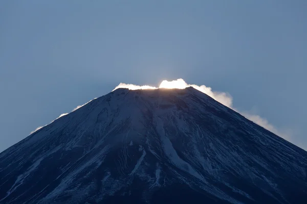 Gipfel des Fuji-Berges — Stockfoto