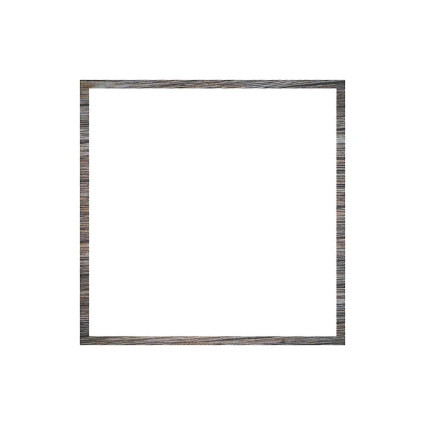 Empty vintage wood photo frame — Stock Photo, Image