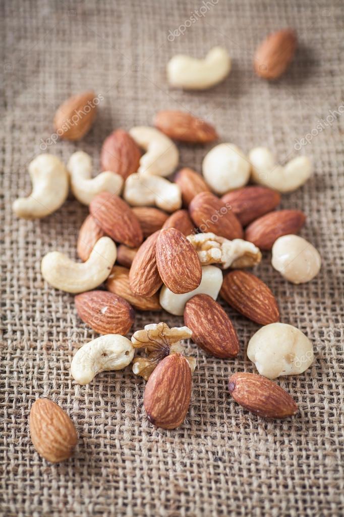 Assorted mixed nuts Stock Photo by ©Torsakarin 106157802