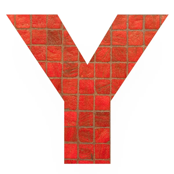İngiliz alfabesinde geçerli olan harfleri ile Mozaik — Stok fotoğraf