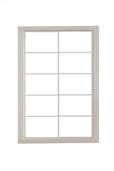 White metal window frame — Stock Photo, Image