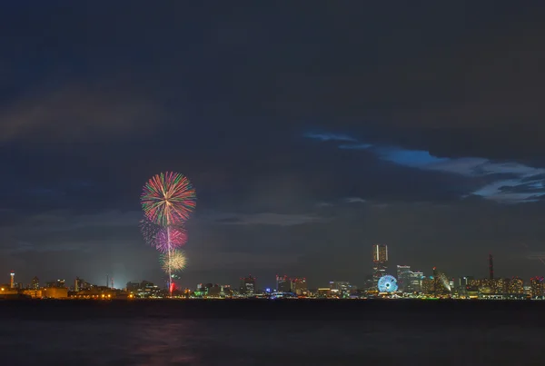 Japan sommar säsong fyrverkeri 2015 — Stockfoto