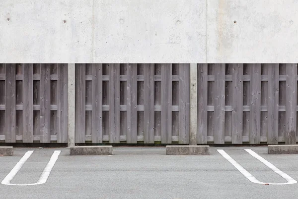 Buiten auto parkeerplaats — Stockfoto