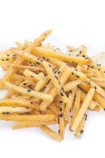 Geglazuurde zoete aardappel frietjes — Stockfoto