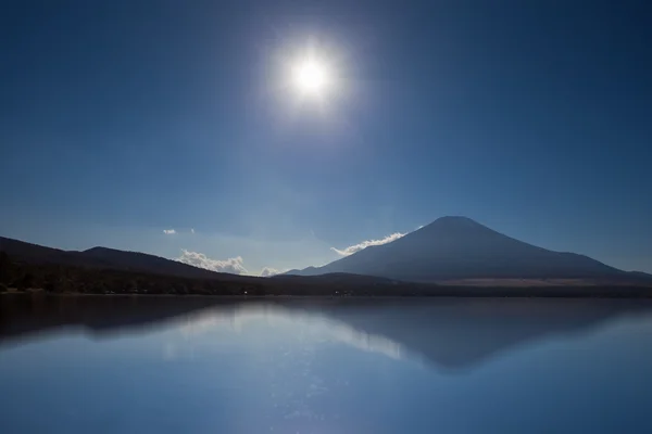 Montanha Fuji e Lago Yamanaka — Fotografia de Stock