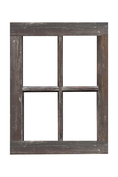 Holzfensterrahmen — Stockfoto