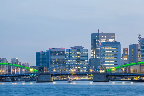 Waterkant stad Tokio — Stockfoto