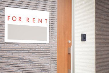 Kiralık Emlak işareti 