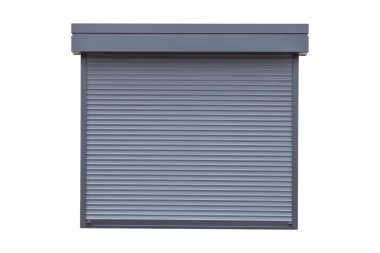 Beyaz metal kepenk kapı 