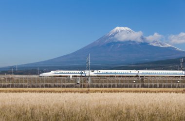 Mt Fuji görünümünü  