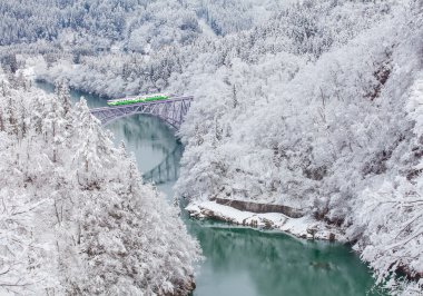 Japonya dağ ve kar 