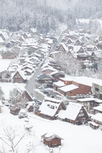 Patrimonio de la Humanidad Shirakawago village — Foto de Stock