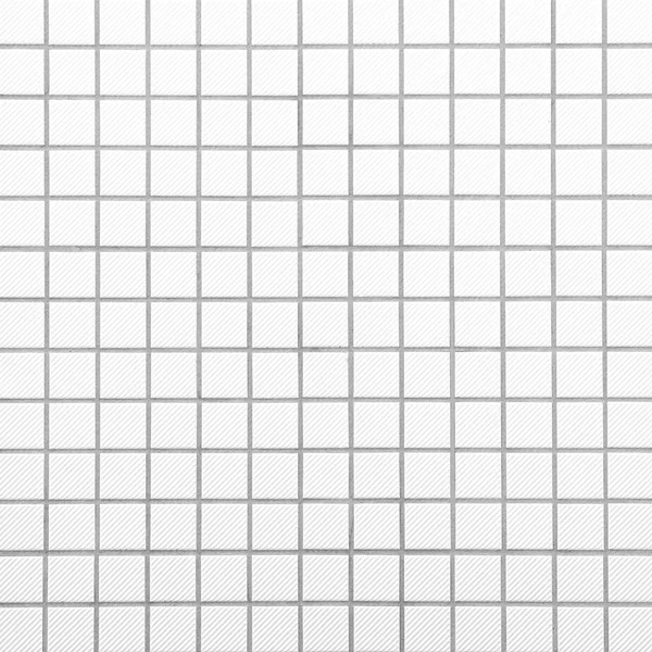 Bianco piastrelle di mosaico sfondo della parete — Foto Stock