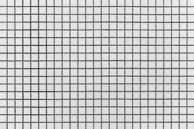 Beyaz mozaik duvar kiremit deseni ve pürüzsüz arkaplan