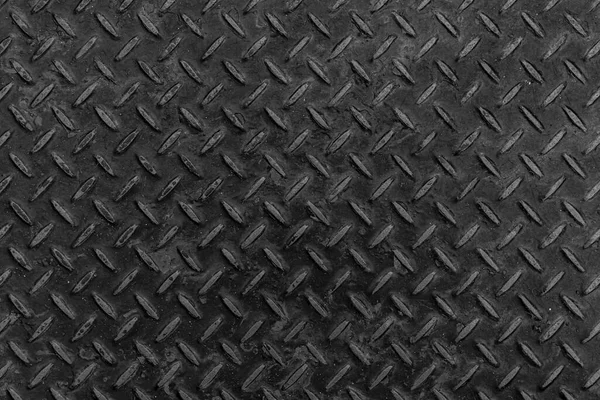 Diamond Patterned Steel Sheet Pattern Background Seamless Black Steel Plate — Stock Photo, Image