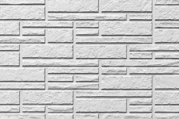 Wit Granieten Blok Wandpatroon Achtergrond Naadloos — Stockfoto