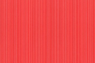 Çizgili ve pürüzsüz arkaplanı olan modern kırmızı taş duvar.