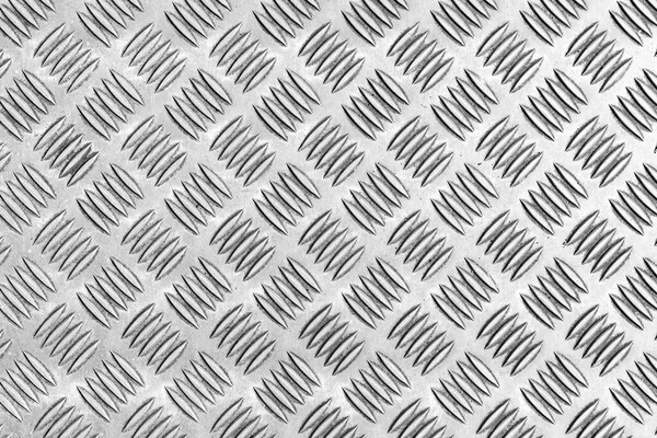 Patterned Silver Steel Sheet Flooring Texture Seamless Background — 图库照片