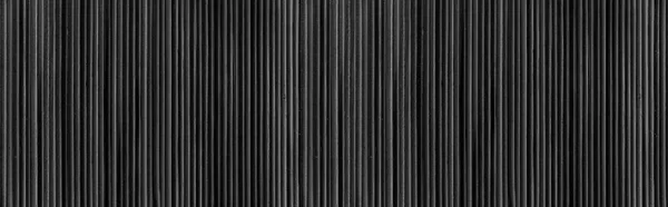 Panorama Bamboo Wall Bamboo Fence Texture Old Black Tone Natural — Stock Photo, Image