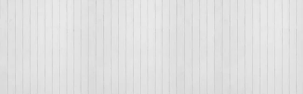 木板のパノラマ白木の質感とシームレスな背景 — ストック写真