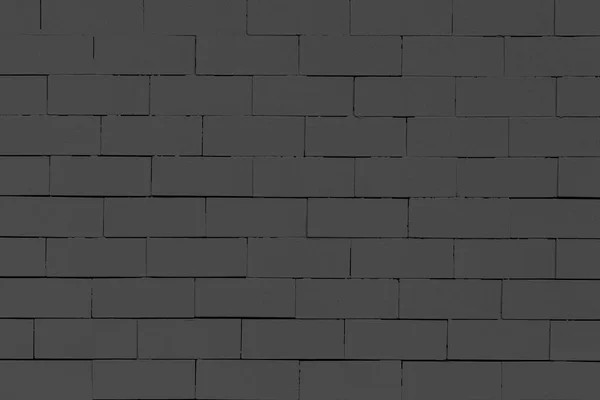 Vintage Zwarte Stenen Muur Patroon Naadloze Achtergrond — Stockfoto