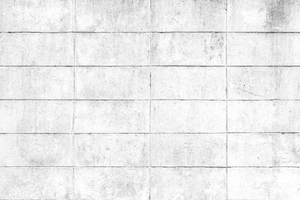 Fehér Cement Blokk Kerítés Textúra Zökkenőmentes Háttér — Stock Fotó