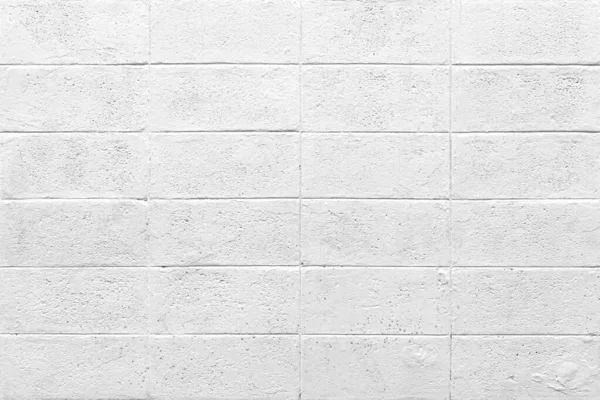 白色水泥墙纹理和无缝背景 — 图库照片