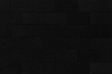 Klasik siyah tuğla duvar deseni ve arka plan pürüzsüz.