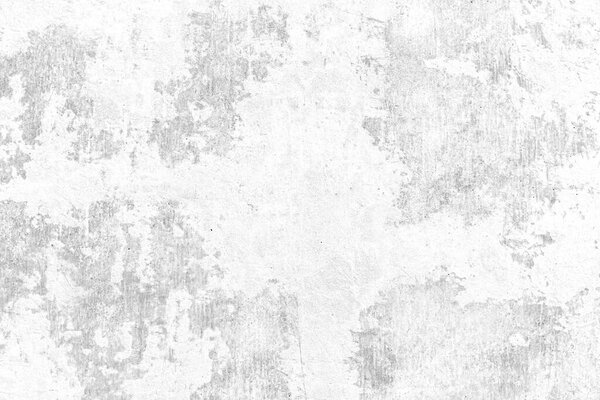 Old white cement wall peeling paint texture and background seamless
