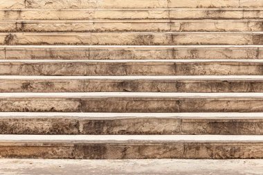 Açık kahverengi kumtaşı merdiven deseni ve arka plan