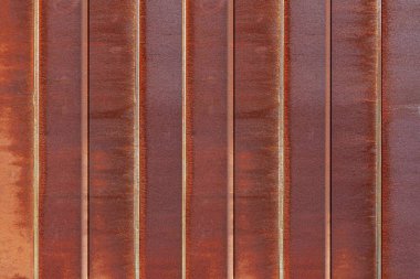 Paslı demir çit ya da paslı demir duvar deseni ve arka plan dikişsiz