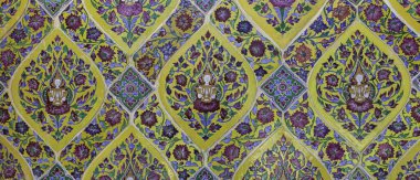 Antika seramik seramik desen dokusu ve pürüzsüz arkaplan manzarası