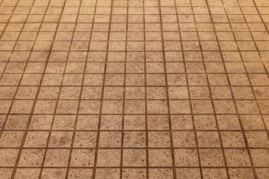 Açık kahverengi blok taş zemin şablonu ve arka plan pürüzsüz