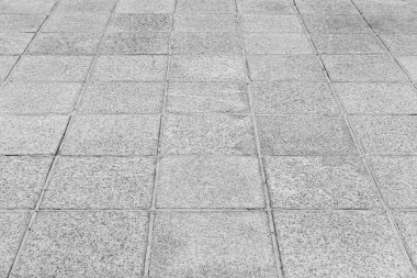 Açık hava beyaz blok taş zemin şablonu ve arka plan pürüzsüz