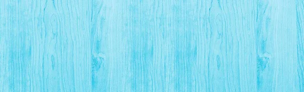 Panorama of Blue vintage wooden table top pattern texture and seamless background