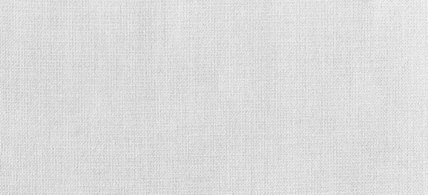 Panorama Aus Weißem Leinen Baumwollstoff Textur Und Hintergrund Nahtlos — Stockfoto