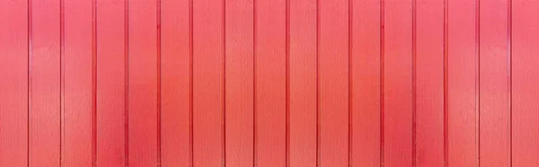 Panorama New Red Vintage Drewniane Ściany Tekstury Tła Bez Szwu — Zdjęcie stockowe