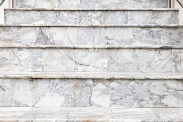 Beyaz Mermer Merdiven Açık Hava Granit Zemin — Stok fotoğraf