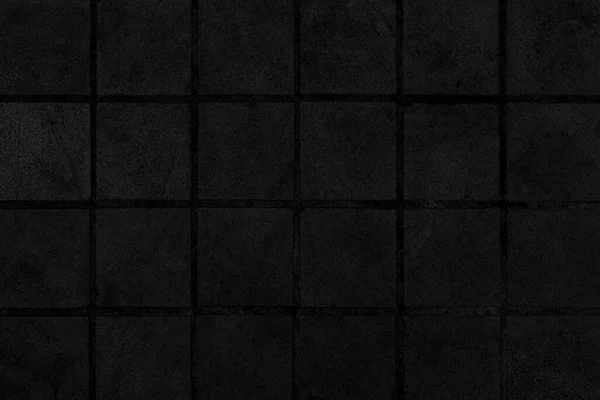 Venkovní Černý Blok Kámen Podlahy Vzor Pozadí Bezešvé — Stock fotografie