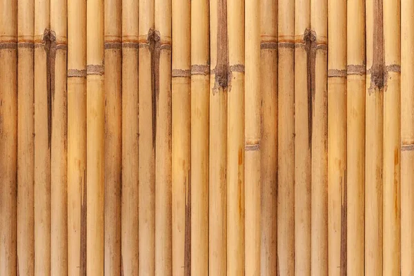 Brun Gammal Bambu Staket Struktur Och Bakgrund Sömlös — Stockfoto