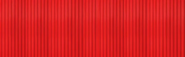 Panorama Fundo Metal Ondulado Vermelho Superfície Textura Galvanizar Aço — Fotografia de Stock