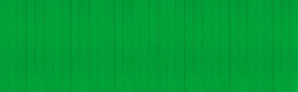 Panorama Van New Green Vintage Houten Muur Textuur Achtergrond Naadloos — Stockfoto
